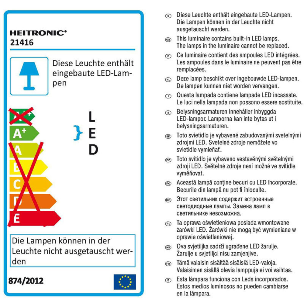Heitronic X-Verbinder "schattenlos" für Mecano-System