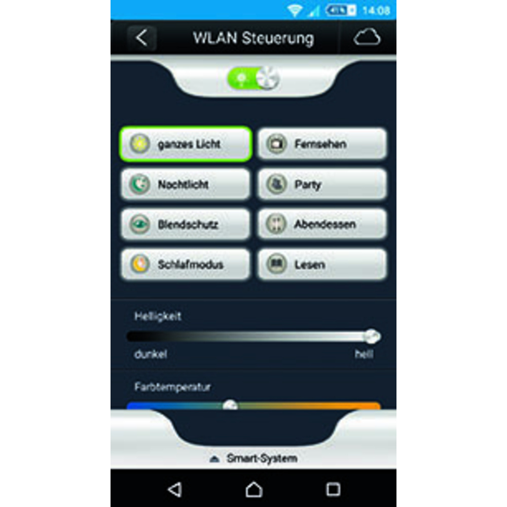 Heitronic Smartlight 38-W-WiFi-LED-Deckenleuchte, mit kostenloser App für iOS und Android