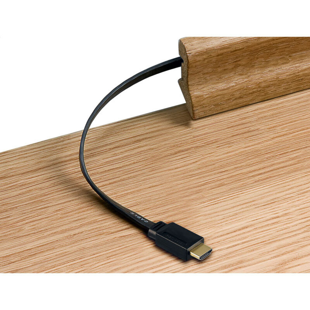 goobay Highspeed HDMI-Flachkabel mit Ethernet, HDMI-Stecker (Typ A) auf HDMI-Stecker (Typ A), 1 m