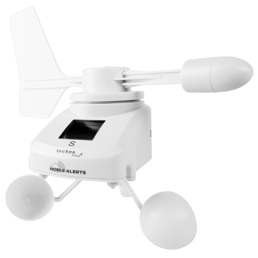Mobile Alerts Spar-Set: Windmesser MA10660PRO, mit Solarpanel und Regensensor MA10650PRO