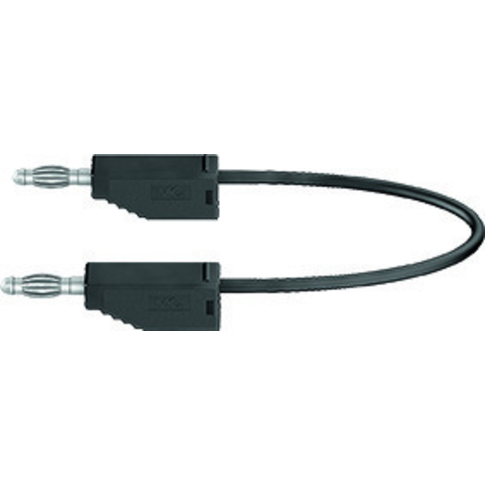 Silikon-Verbindungsleitungen LK425-A/SIL 4 mm, 30A, 1m, schwarz