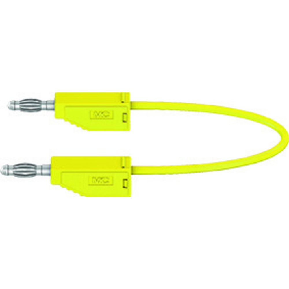 Silikon-Verbindungsleitungen LK425-A/SIL 4 mm, 30A, 1m, gelb