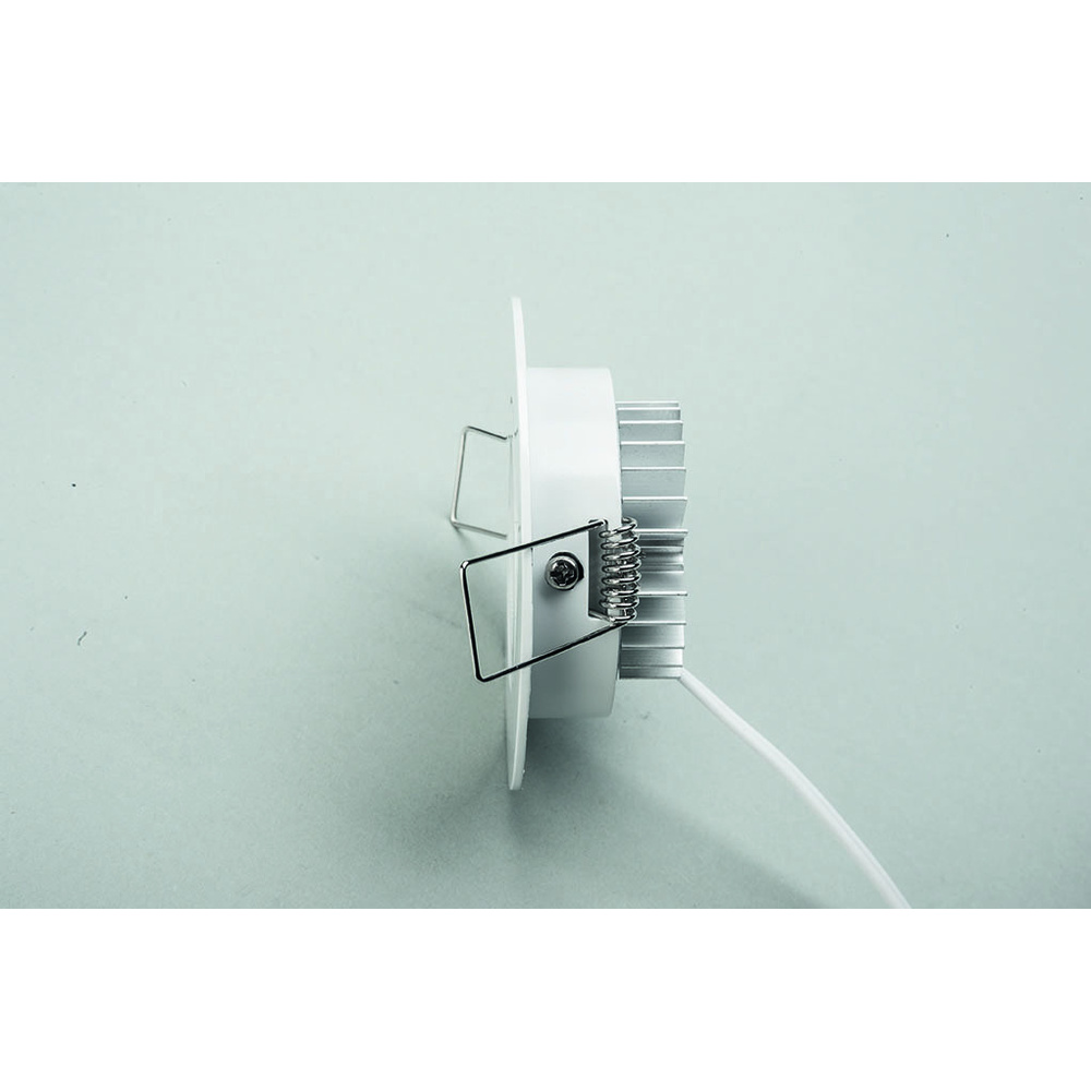 ELV 3er Set LED-Einbaustrahler, rund, schwenkbar, weiß