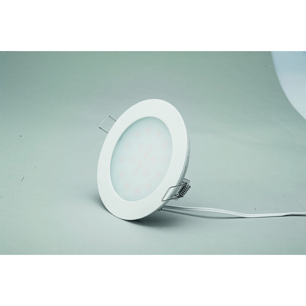 ELV LP830R 7,5-W-LED-Einbaupanel, rund, warmweiß