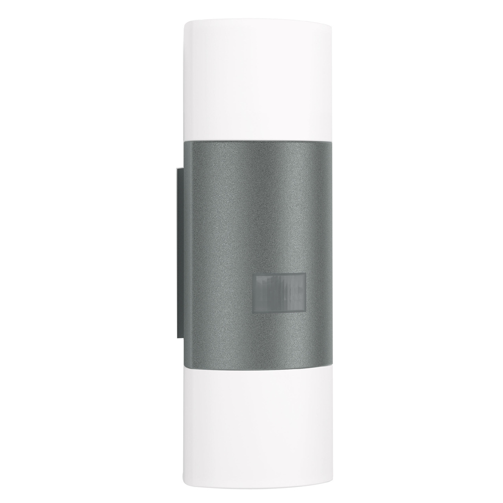 Steinel 9,8-W-Sensor-LED-Wandleuchte L 910 S ANT LED mit Bewegungsmelder und Grundlichtfunktion