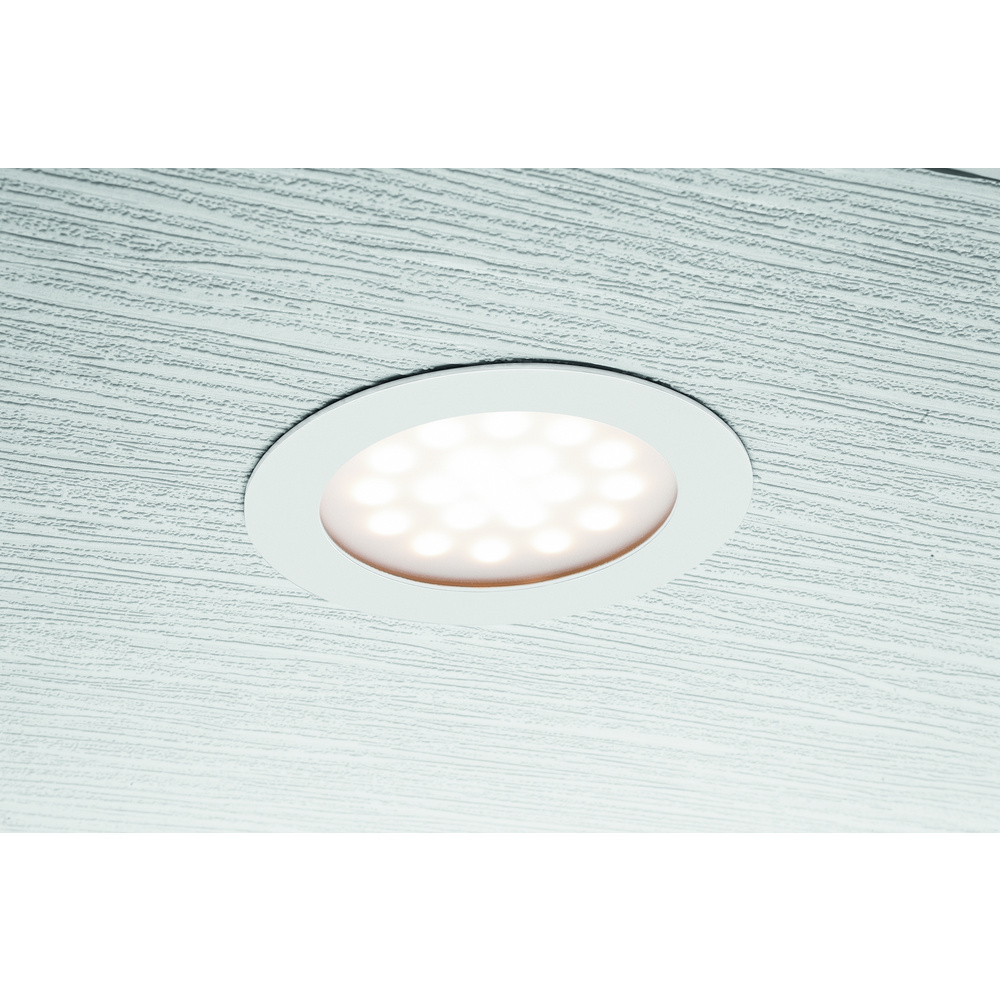 ELV LP830R 7,5-W-LED-Einbaupanel, rund, warmweiß
