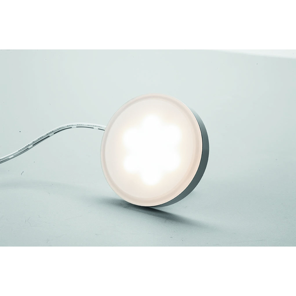 ELV 3er Set 4,5-W-LED-Aufbauleuchten (75 mm), warmweiß, inkl. Netzteil und Zuleitung