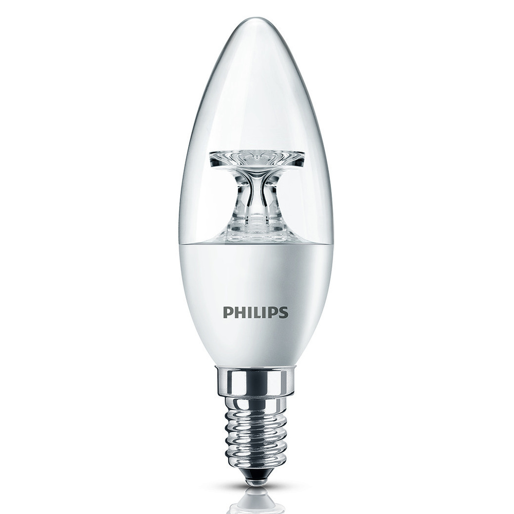 Philips CorePro LEDcandle 5,5-W-LED-Kerzenlampe E14, warmweiß, klar