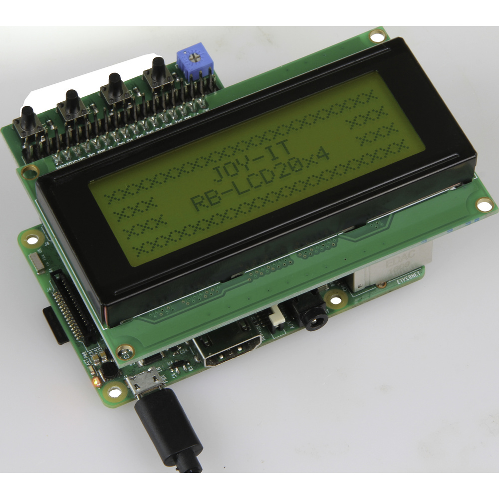 Raspberry Pi Display,  10,5 cm (4,1"), 4 Buttons für Raspberry Pi