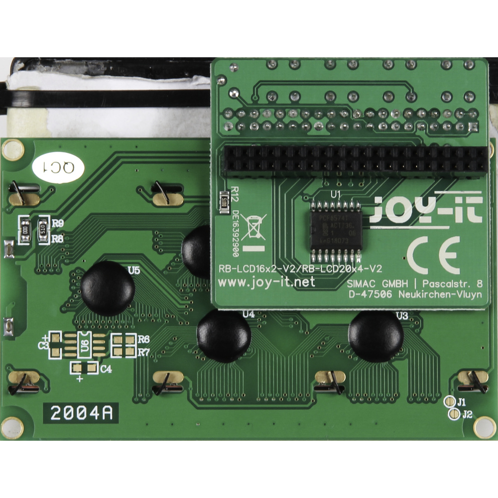Raspberry Pi Display,  10,5 cm (4,1"), 4 Buttons für Raspberry Pi