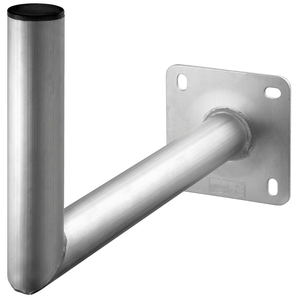 goobay Wandhalter für SAT-Spiegel, Aluminium, Wandabstand 450 mm