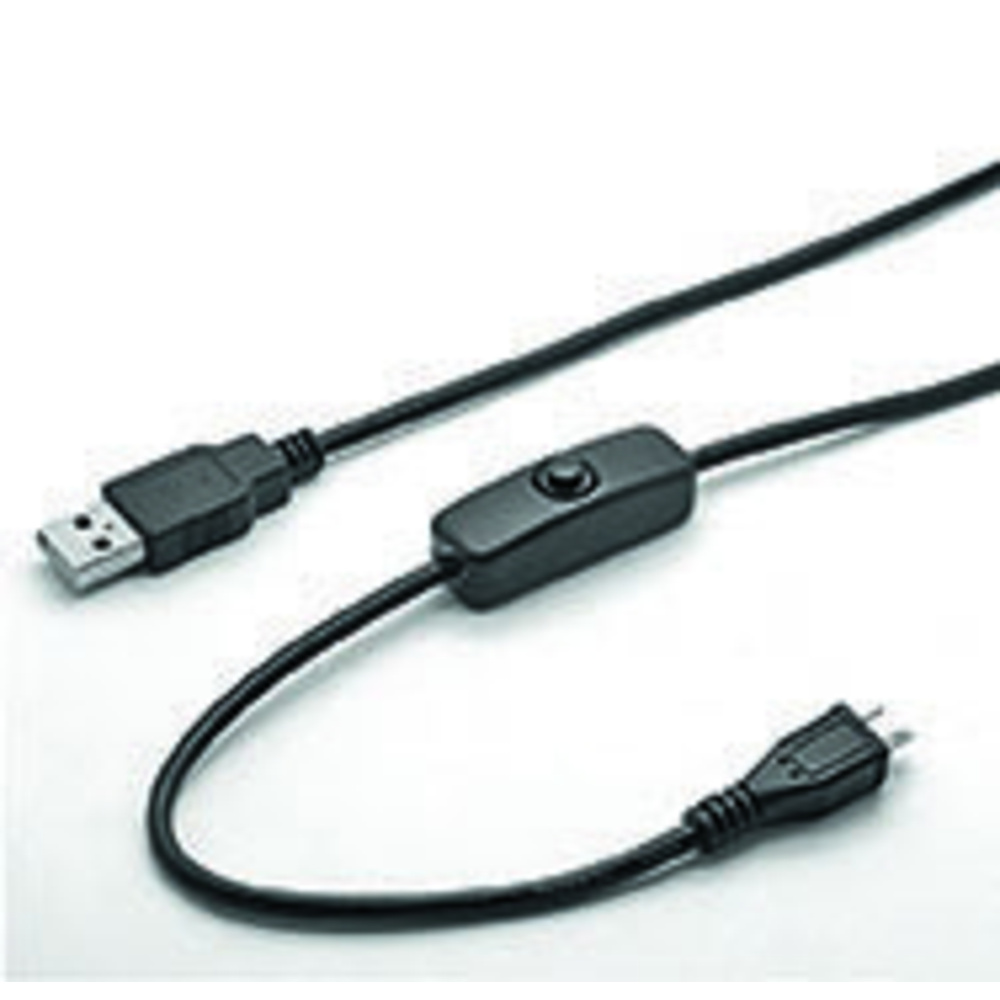 Joy-IT USB-Ladekabel mit Ein-/Aus-Schalter, USB-Stecker(Typ A) auf micro-USB-Stecker, schwarz, 1,5 m