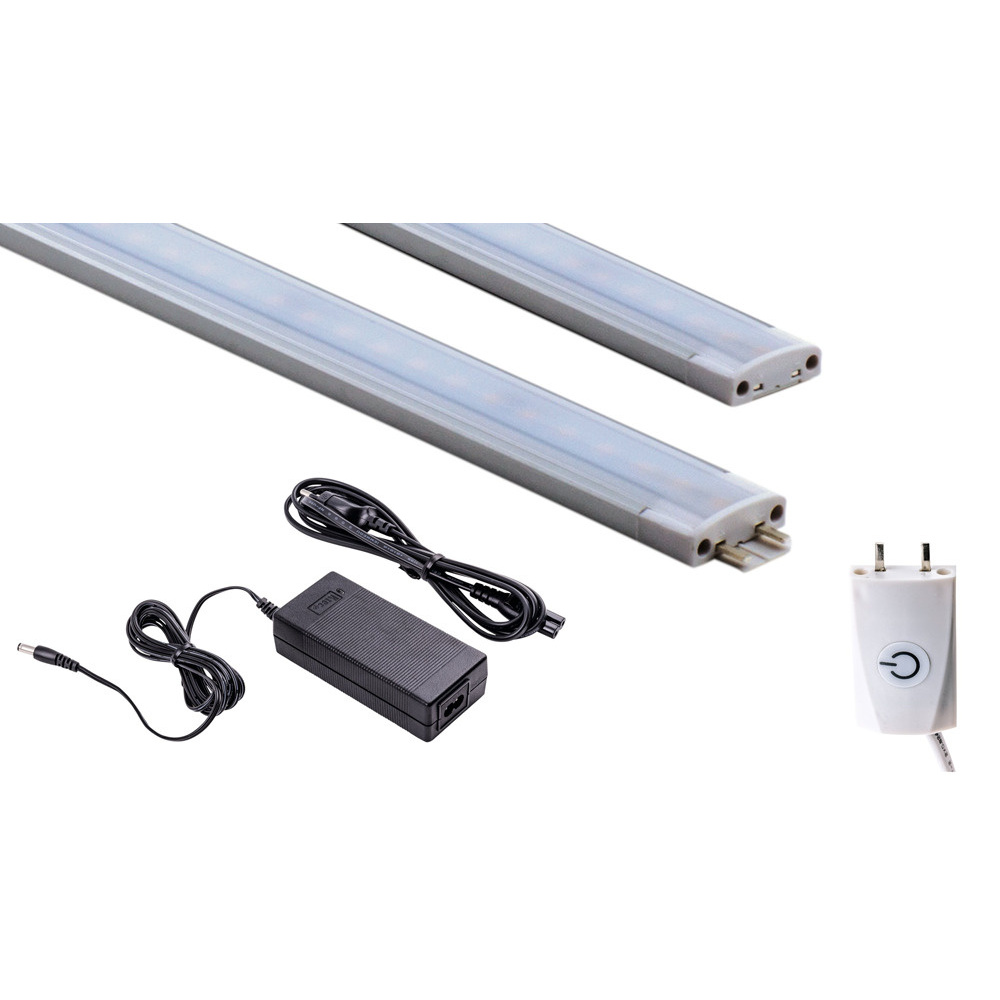 HEITRONIC Starter-Set 15-W-LED-Unterbauleuchte Mecano 1000 mm und 1,8 m Anschlussleitung