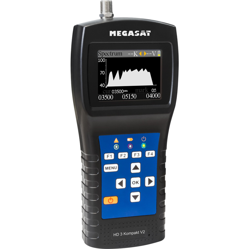 Megasat Satfinder / Sat-Messgerät HD 3 Kompakt V2, DVB-S/S2, LC-Farbdisplay 6,1 cm (2,4")