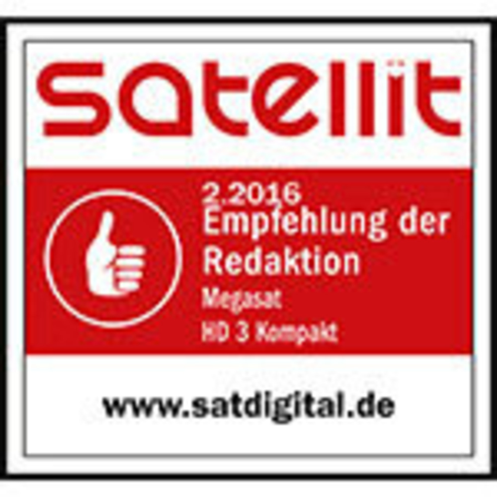 Megasat Satfinder / Sat-Messgerät HD 3 Kompakt V2, DVB-S/S2, LC-Farbdisplay 6,1 cm (2,4")