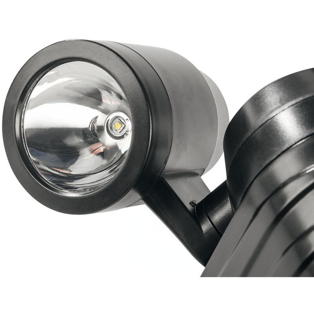ELV Batterie-LED-Wandleuchte mit 110°-Bewegungsmelder und 2 verstellbaren Spots, 450 lm, IP44