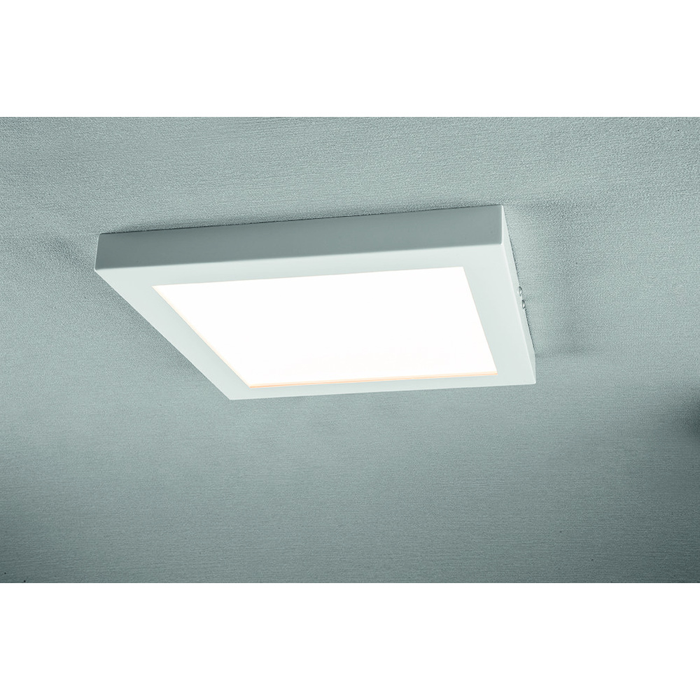 ELV 12-W-LED-Aufbaupanel mit 3-Stufen-Dimmer per Lichtschalter, weiß