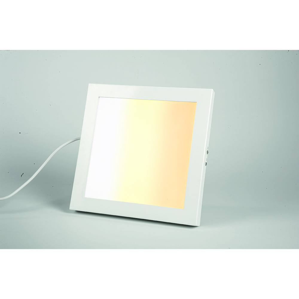 ELV 12-W-LED-Aufbaupanel mit 3-Stufen-Farbtemperatureinstellung per Lichtschalter, weiß