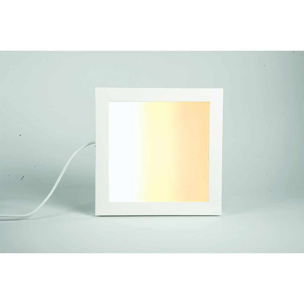 ELV 12-W-LED-Aufbaupanel mit 3-Stufen-Farbtemperatureinstellung per Lichtschalter, weiß