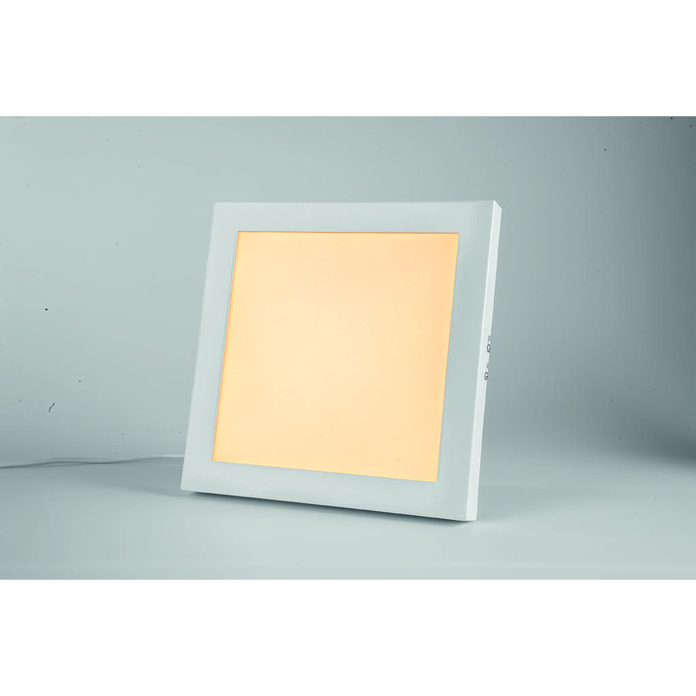 ELV 12-W-LED-Aufbaupanel mit 3-Stufen-Farbtemperatureinstellung per Lichtschalter, weiß