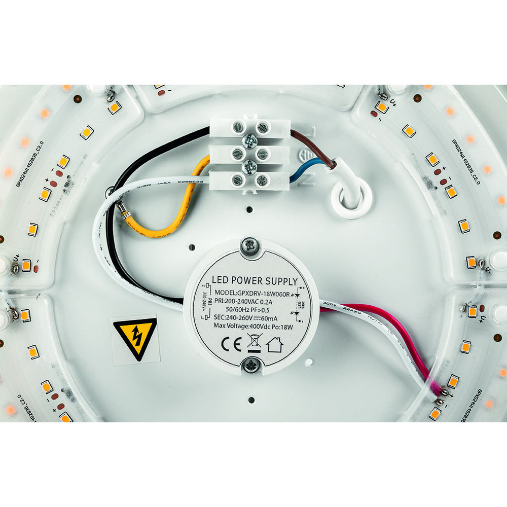 ELV 18-W-LED-Deckenleuchte, rund, IP44