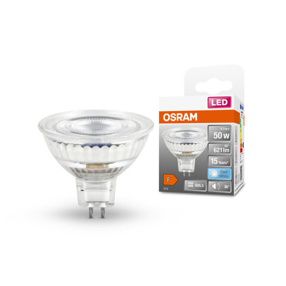 OSRAM 8-W-LED-Lampe MR16,GU5.3, 621 lm, neutralweiß, 36°, 12 V