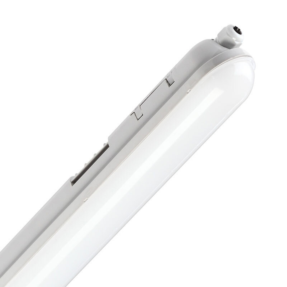 Müller Licht 28-W-LED-Feuchtraumwannenleuchte mit HF-Bewegungssensor, 2750 lm, 4000 K, IP65, 120 cm