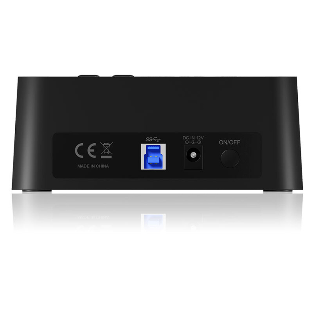 ICY BOX 2fach USB 3.0 Docking- und Klonstation IB-123CL-U3, für 2,5" und 3,5" SATA-HDD/-SSD