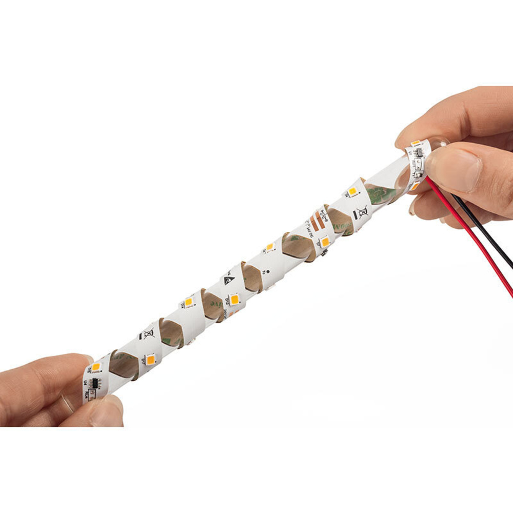 Barthelme 5-m-LED-Streifen mit 60 LEDs pro Meter, warmweiß, flexibel, 24 V DC