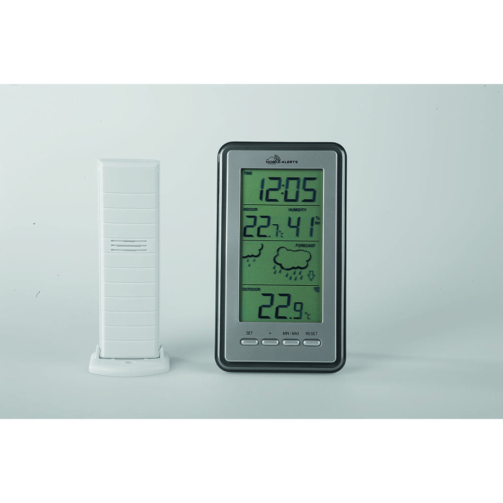 ELV Wetterstation MA10430 inkl. Außensensor, kompatibel mit Mobile-Alerts-System