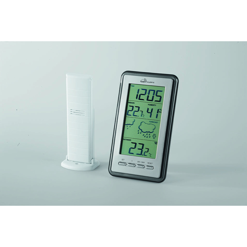 ELV Wetterstation MA10430 inkl. Außensensor, kompatibel mit Mobile-Alerts-System