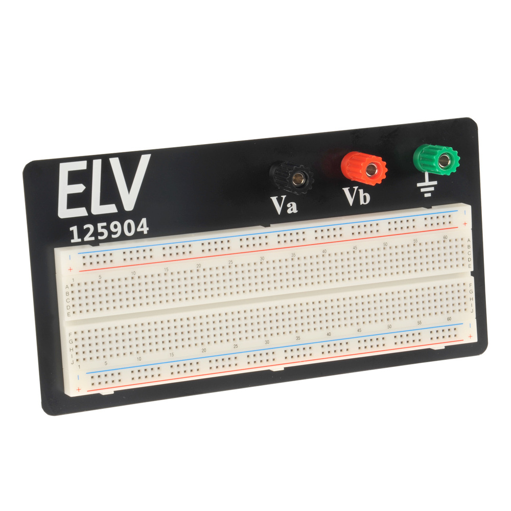 ELV Steckplatine/Breadboard 102B, 830 Kontakte