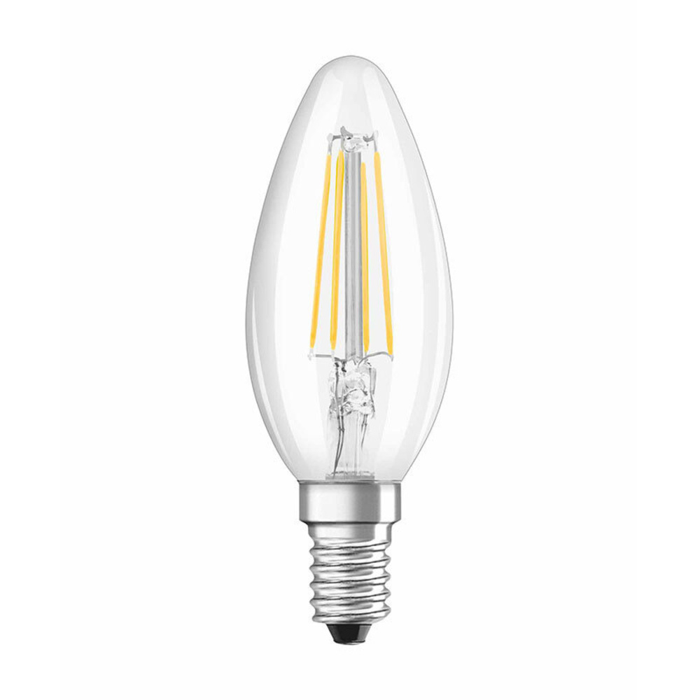 OSRAM RETROFIT 4-W-Filament-LED-Kerzenlampe E14, klar