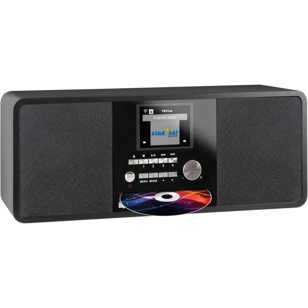 Imperial Digitalradio Dabman i200 CD, UKW-/DAB+/Internetradio, CD-Player, Bluetooth, USB, schwarz