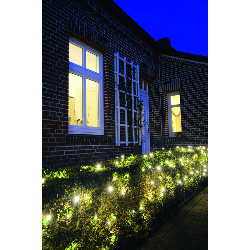 ELV 40-m-LED-Lichterkette mit 240 LEDs, warmweiß, IP44