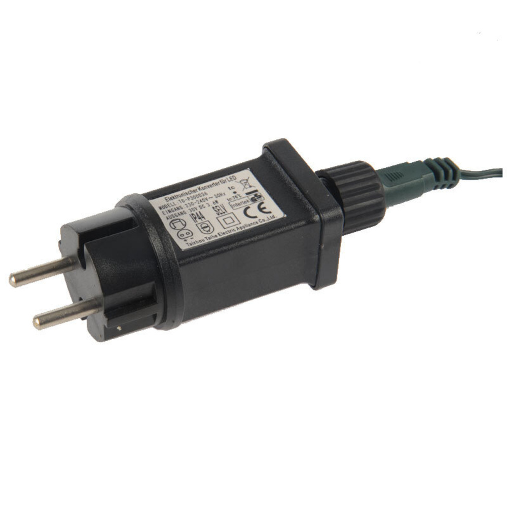 ELV 40-m-LED-Lichterkette mit 240 LEDs, warmweiß, IP44