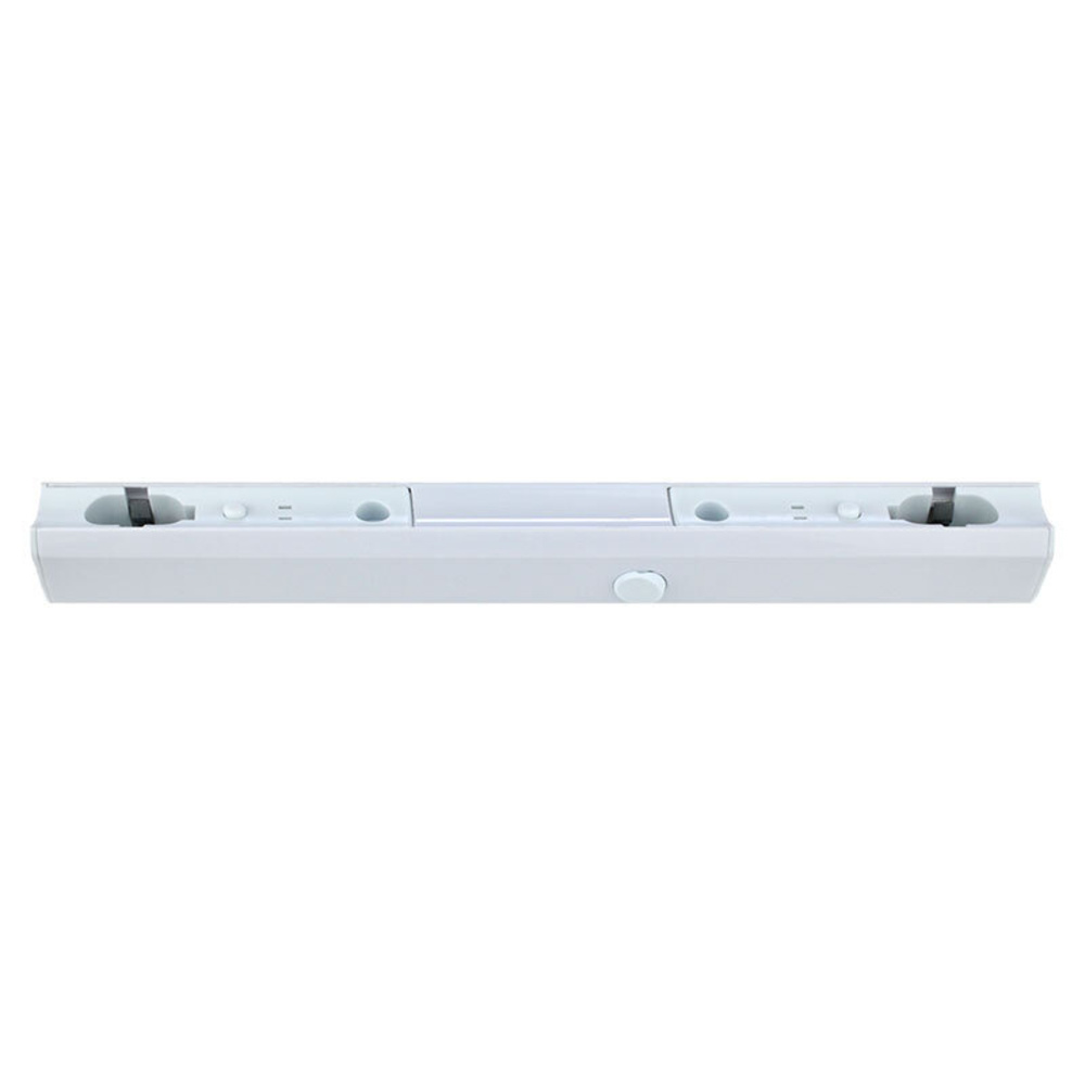 LEDmaxx Fassung für Linestra Linienlampen mit 2 Sockel S14s, 100 cm, weiß