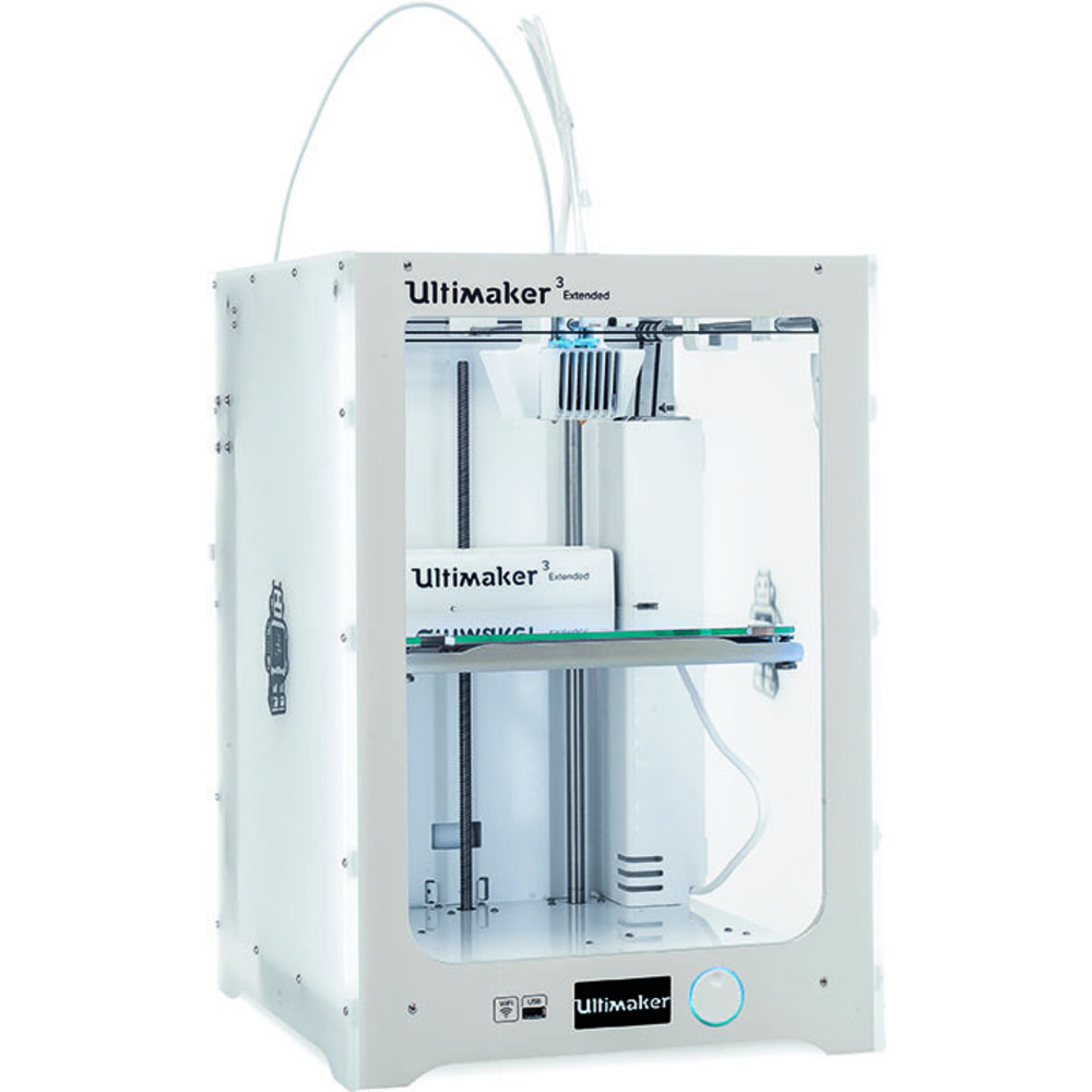 Ultimaker 3 Extended 3D-Drucker, Dual Extruder, WiFi, Fertiggerät