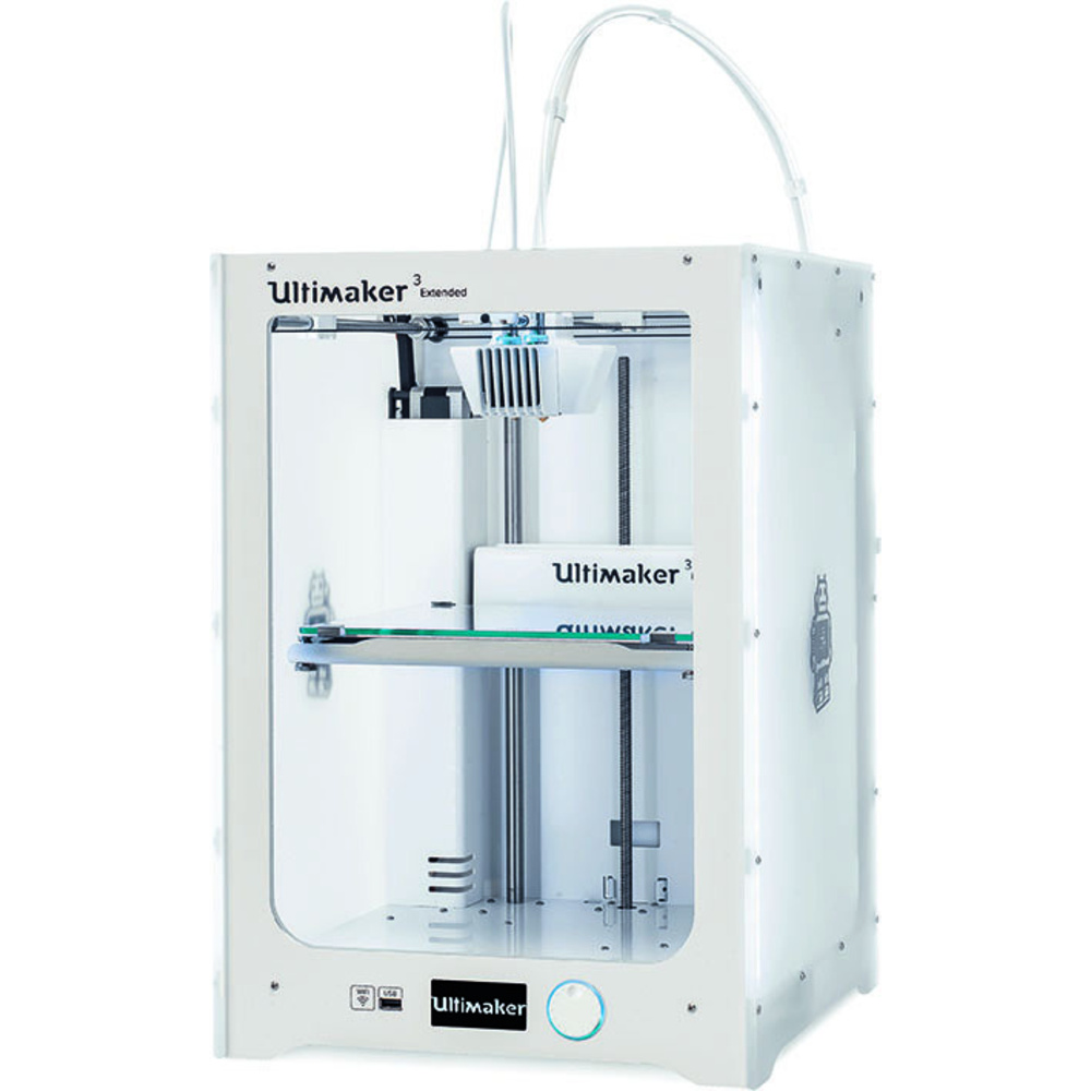 Ultimaker 3 Extended 3D-Drucker, Dual Extruder, WiFi, Fertiggerät