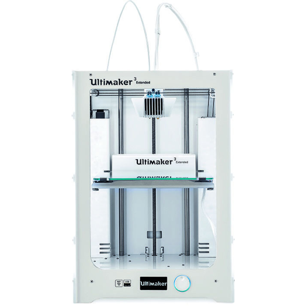 Ultimaker 3 Extended 3D-Drucker, Dual Extruder, WiFi, Fertiggerät