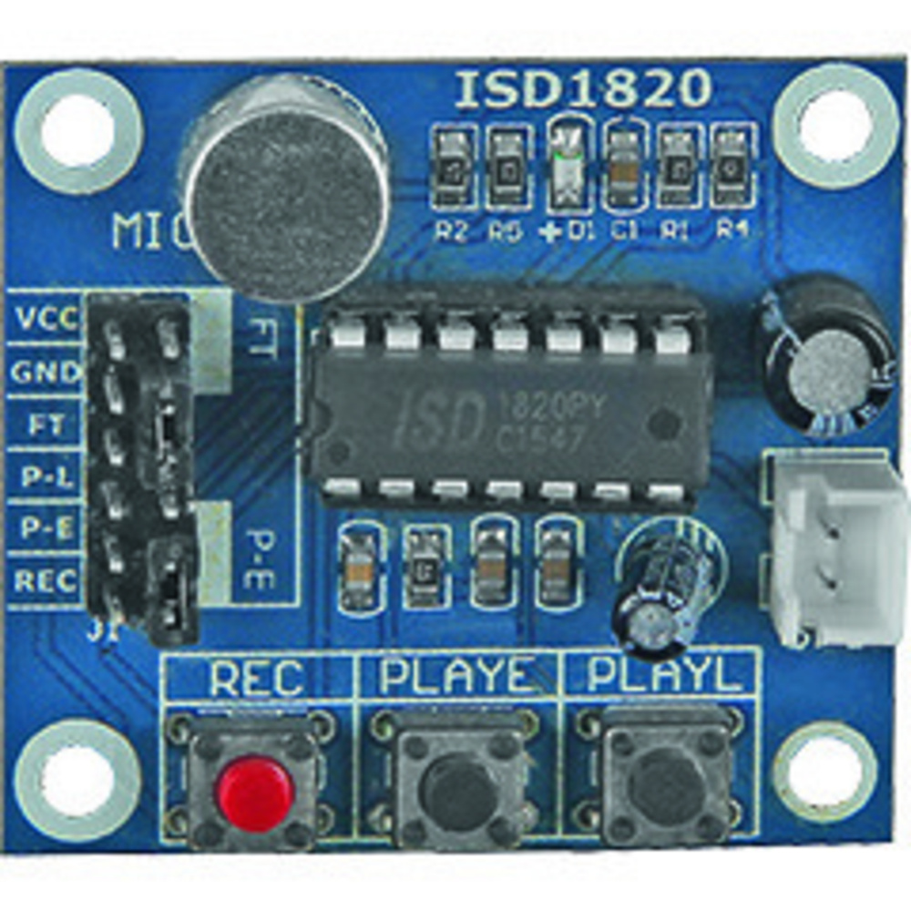 Joy-IT Sound-Rekorder und Abspielgerät ISD1820