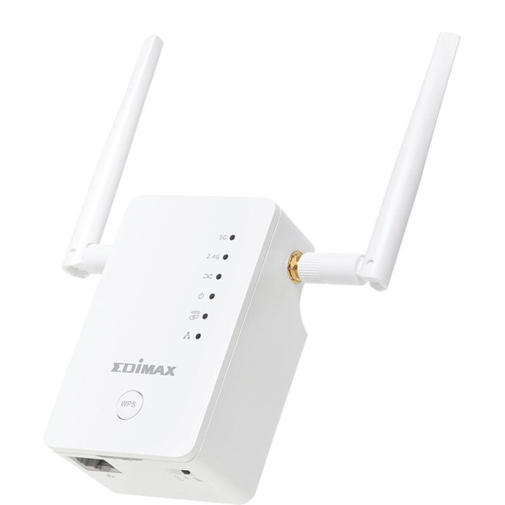 EDIMAX WLAN ac Mesh Repeater Set RE11, 1200 Mbit/s, 2x abnehmbare Antennen, Roaming Kit (2 Stück)