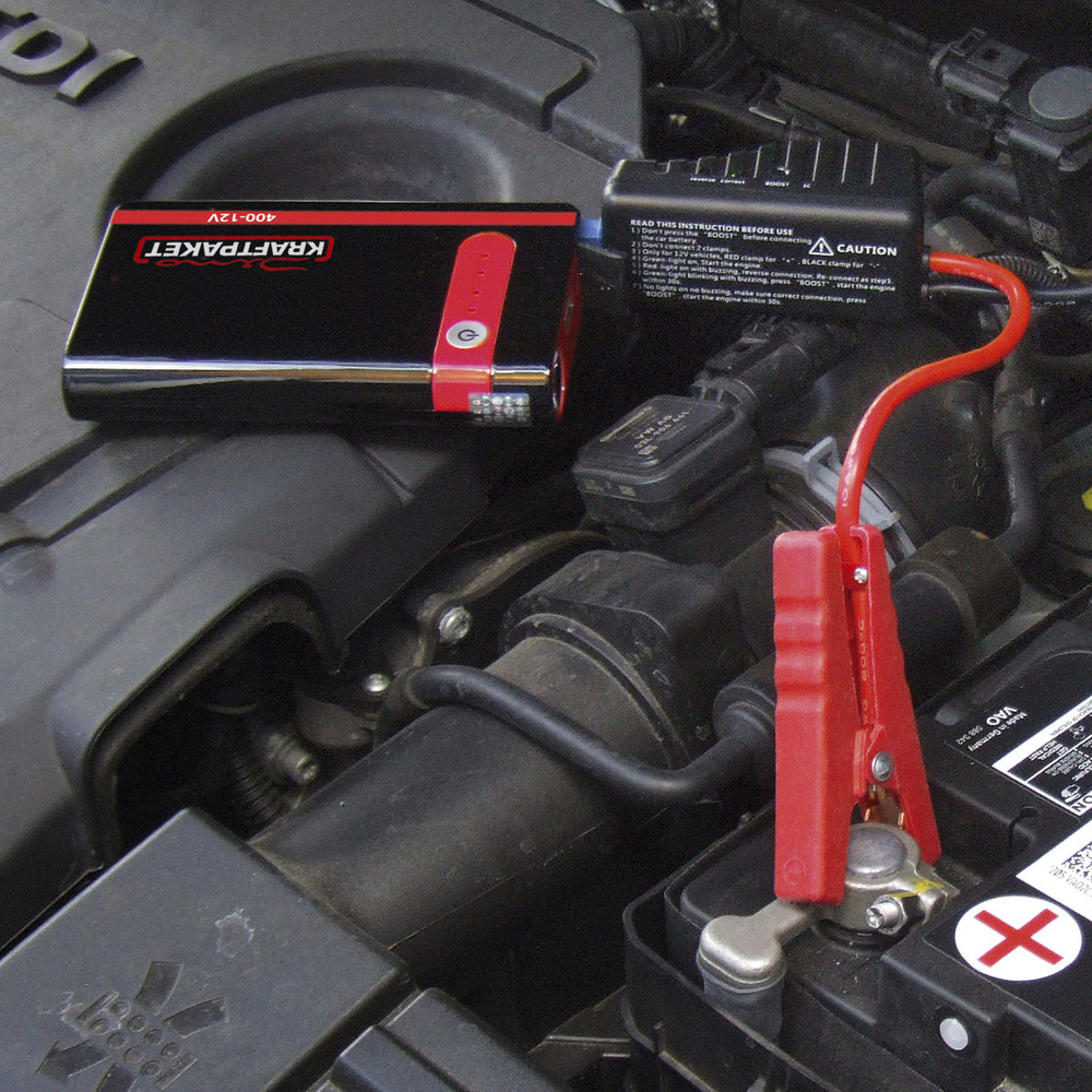 Dino Kfz-Starthilfegerät 12 V, 400 A, 9000 mAh