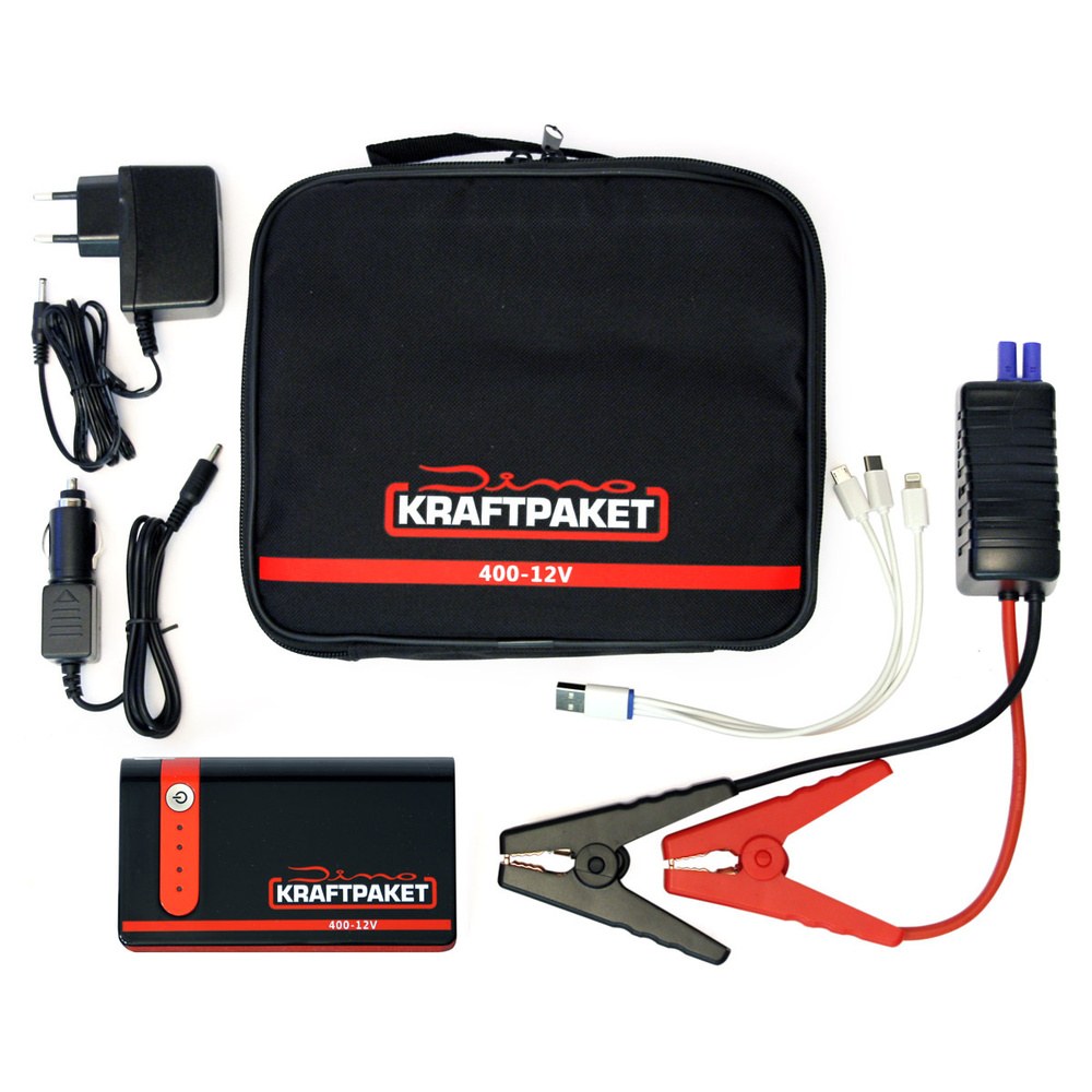 Dino Kfz-Starthilfegerät 12 V, 400 A, 9000 mAh