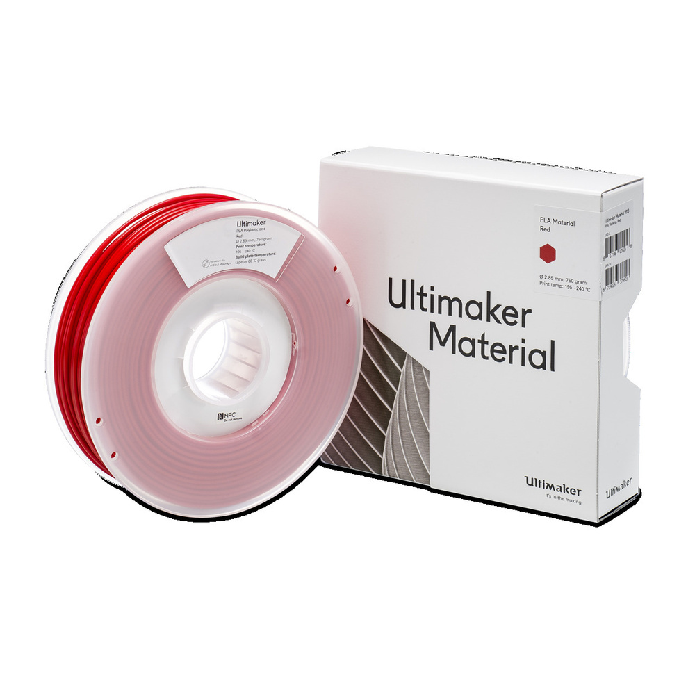 Ultimaker 3 PLA-Filament, 2,85 mm, 750 g, rot