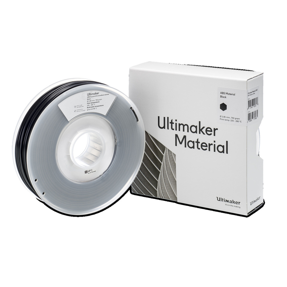 Ultimaker 3 ABS-Filament, 2,85 mm, 750 g, schwarz