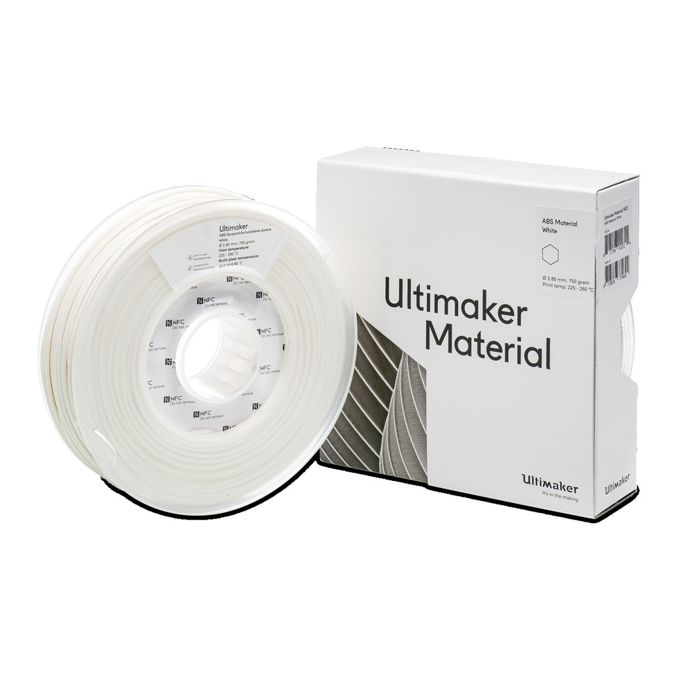 Ultimaker 3 ABS-Filament, 2,85 mm, 750 g, weiß