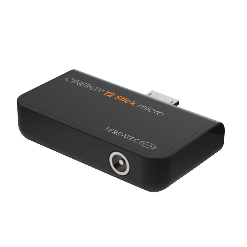 TerraTec USB DVB-T/T2-HD-Stick CINERGY T2 micro, H.265/HEVC, für PC und Android-Geräte