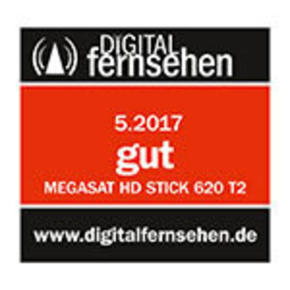 Megasat DVB-T/T2 HD Receiver HD Stick 620 T2, H.265/HEVC, 12-V-Betrieb