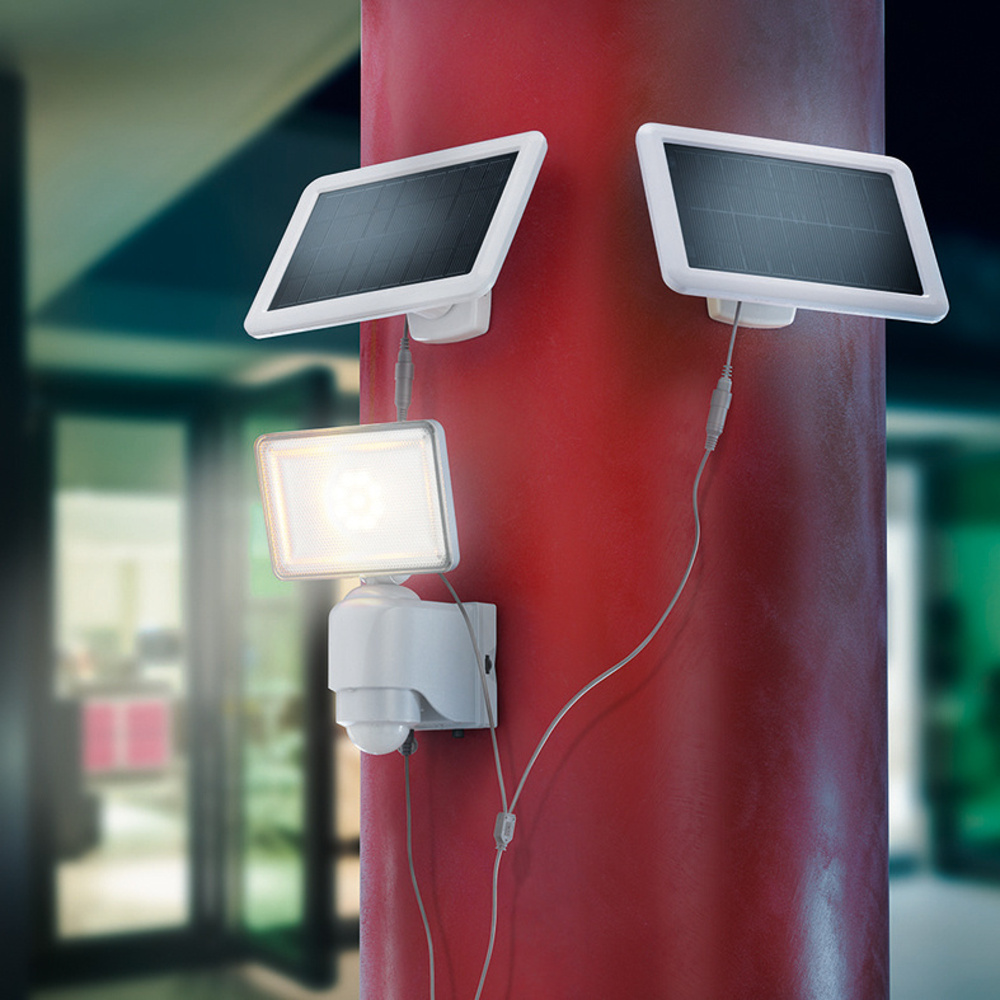 esotec Zusatz-Solarpanel für Solar-LED-Fluter